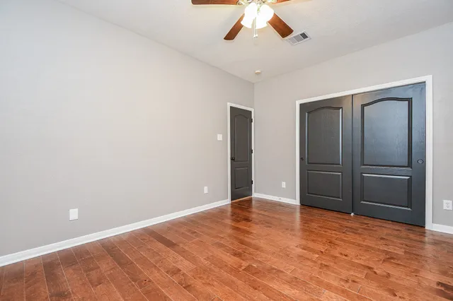 wooden floor in an empty room