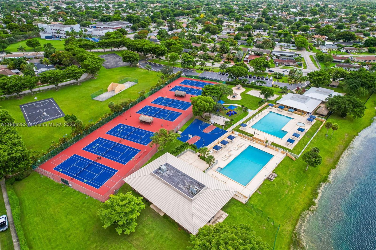 13231 Southwest 86th Street Miami, FL 33183 - Photo 29 of 31 a view of an outdoor space with a lake view