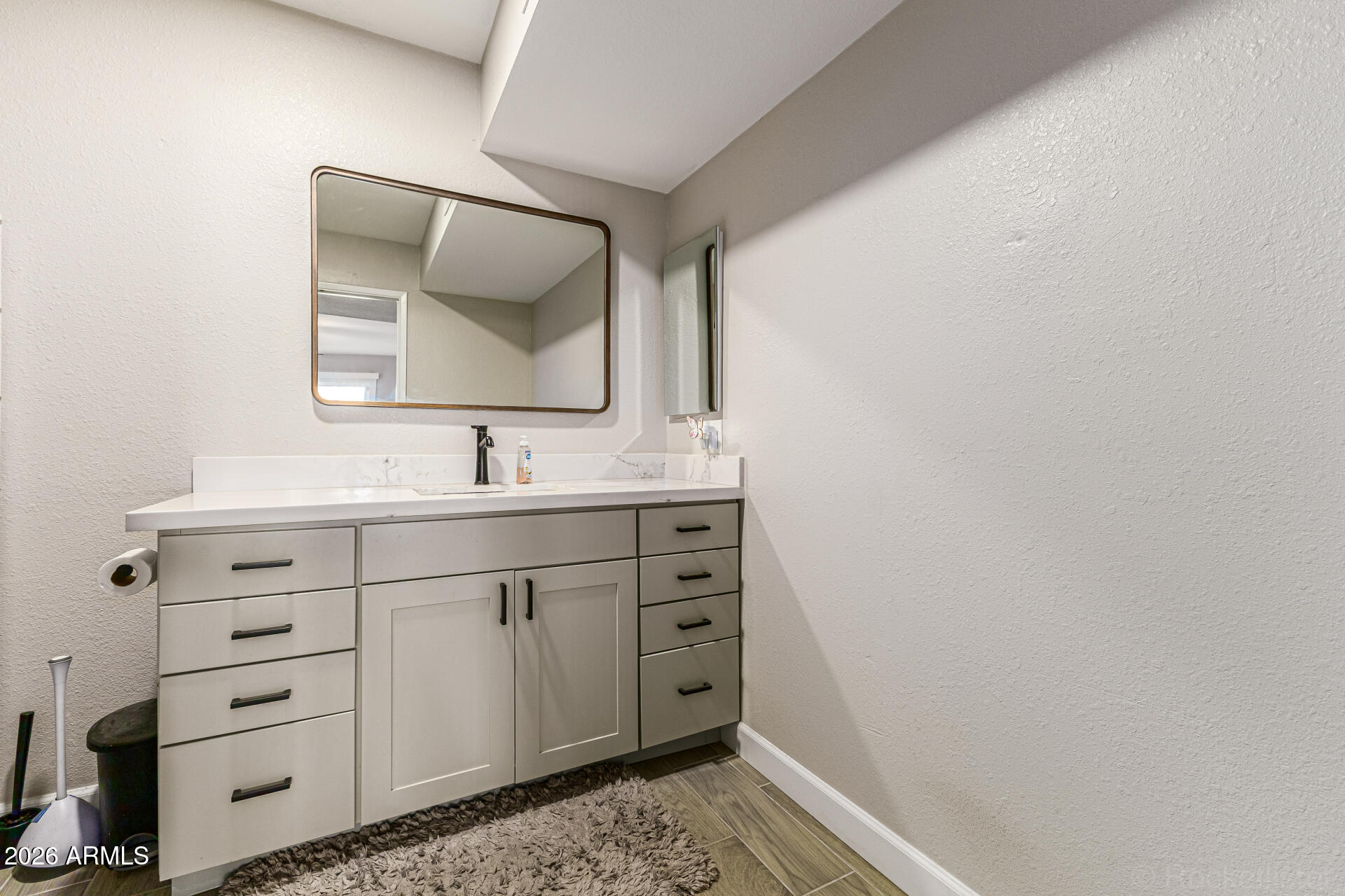 847 West Rice Drive Tempe, AZ 85283 - Photo 18 of 40 a bathroom with a sink and a mirror