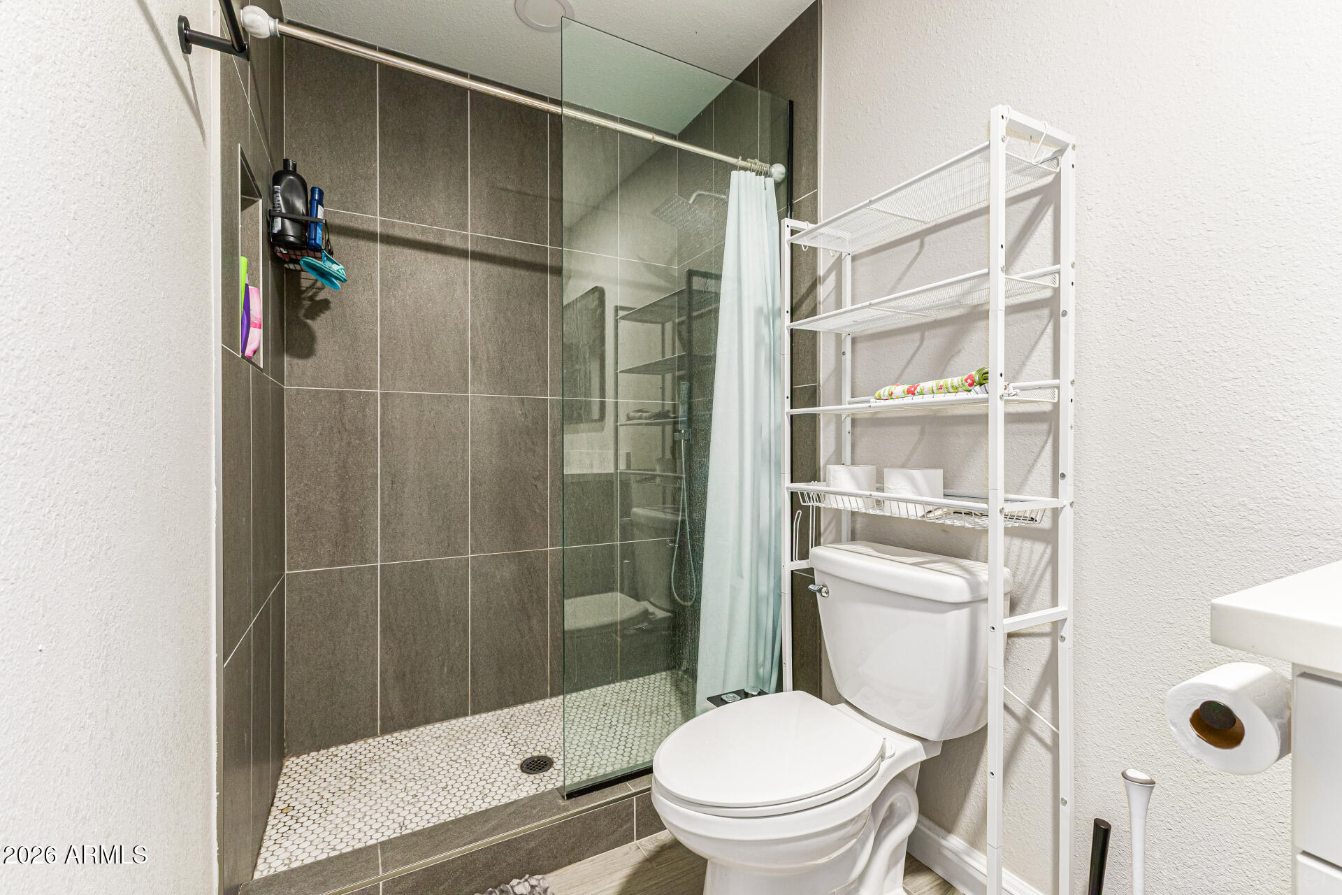 847 West Rice Drive Tempe, AZ 85283 - Photo 19 of 40 a white toilet sitting next to a bathroom sink