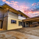 a view of a house with a garage