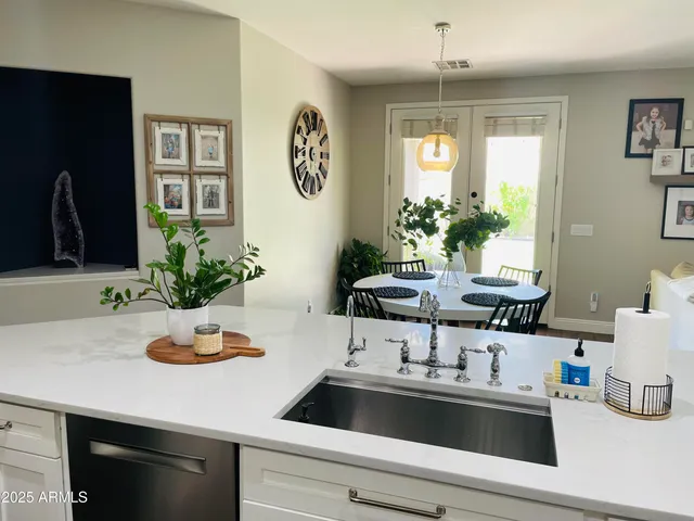 a view of the back yard of the house