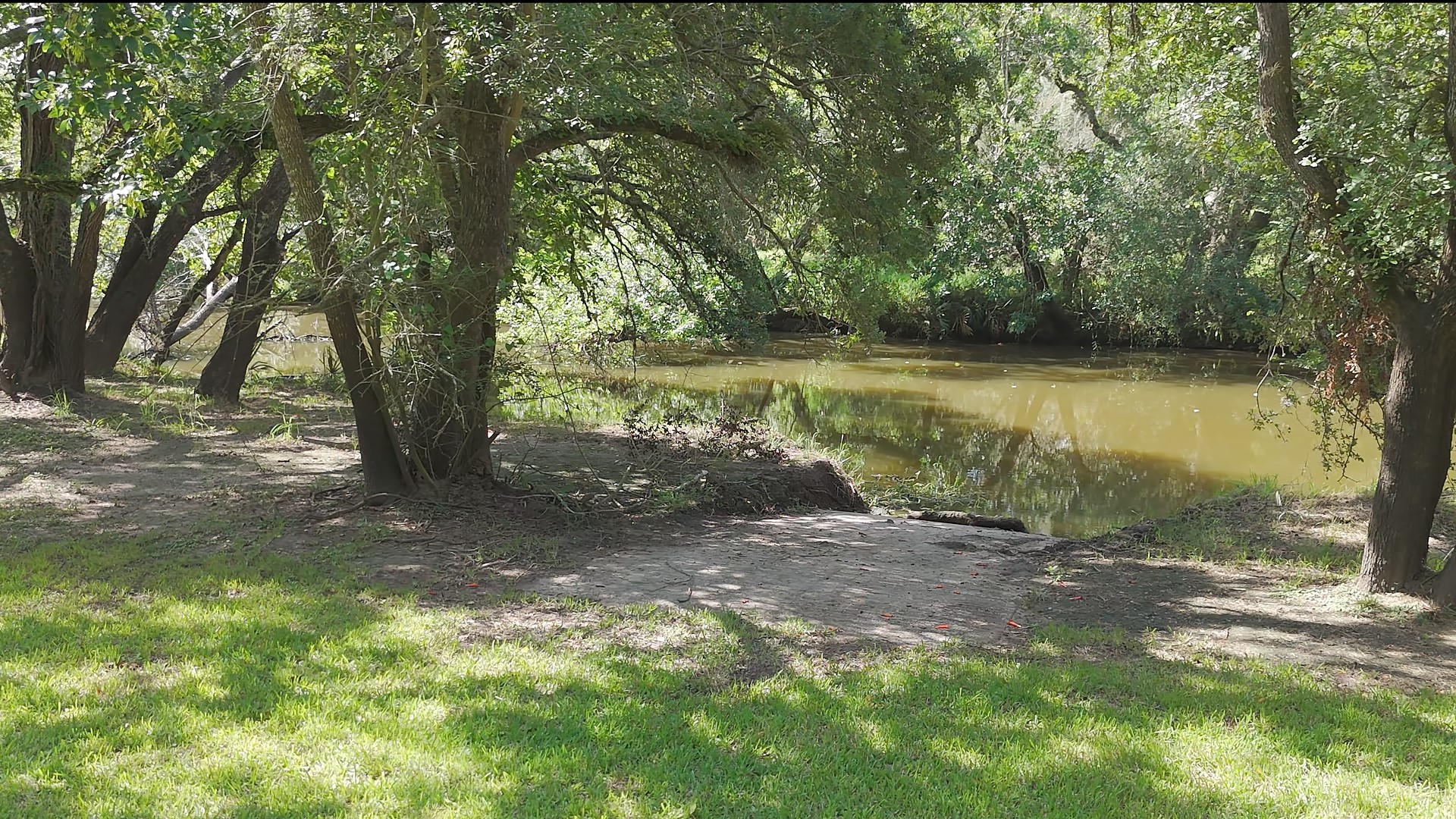 406 Wilson Creek Road Palacios, TX 77465 - Photo 12 of 49 a view of a lake with a tree