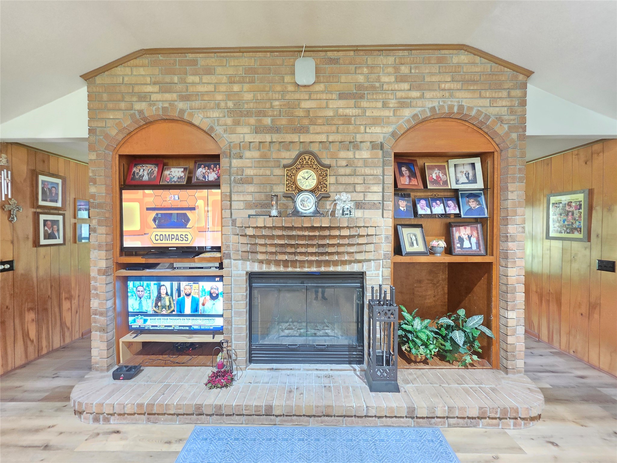 406 Wilson Creek Road Palacios, TX 77465 - Photo 17 of 49 a front view of a brick house with a entryway