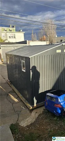 a view of a door of the house