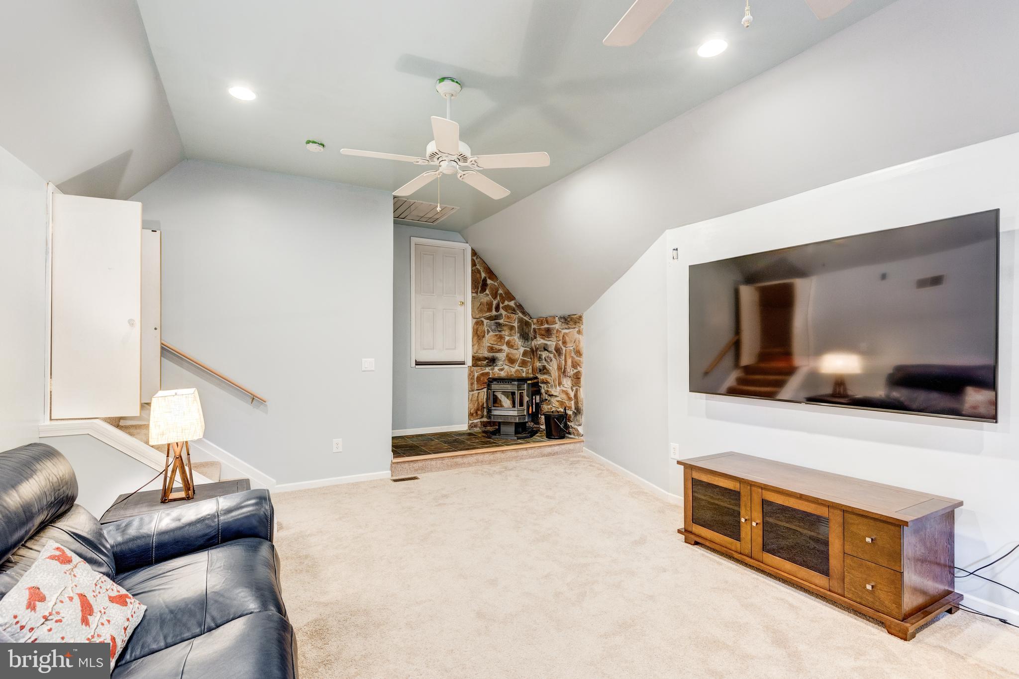 2045 Hughes Shop Road Westminster, MD 21158 - Photo 40 of 59 Pellet stove in 2nd great room