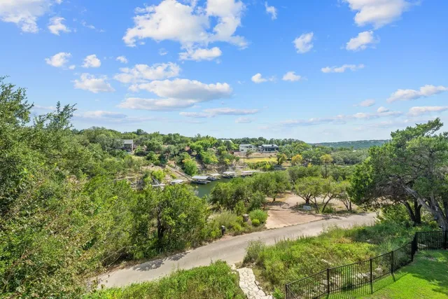 a view of a city with lots of trees