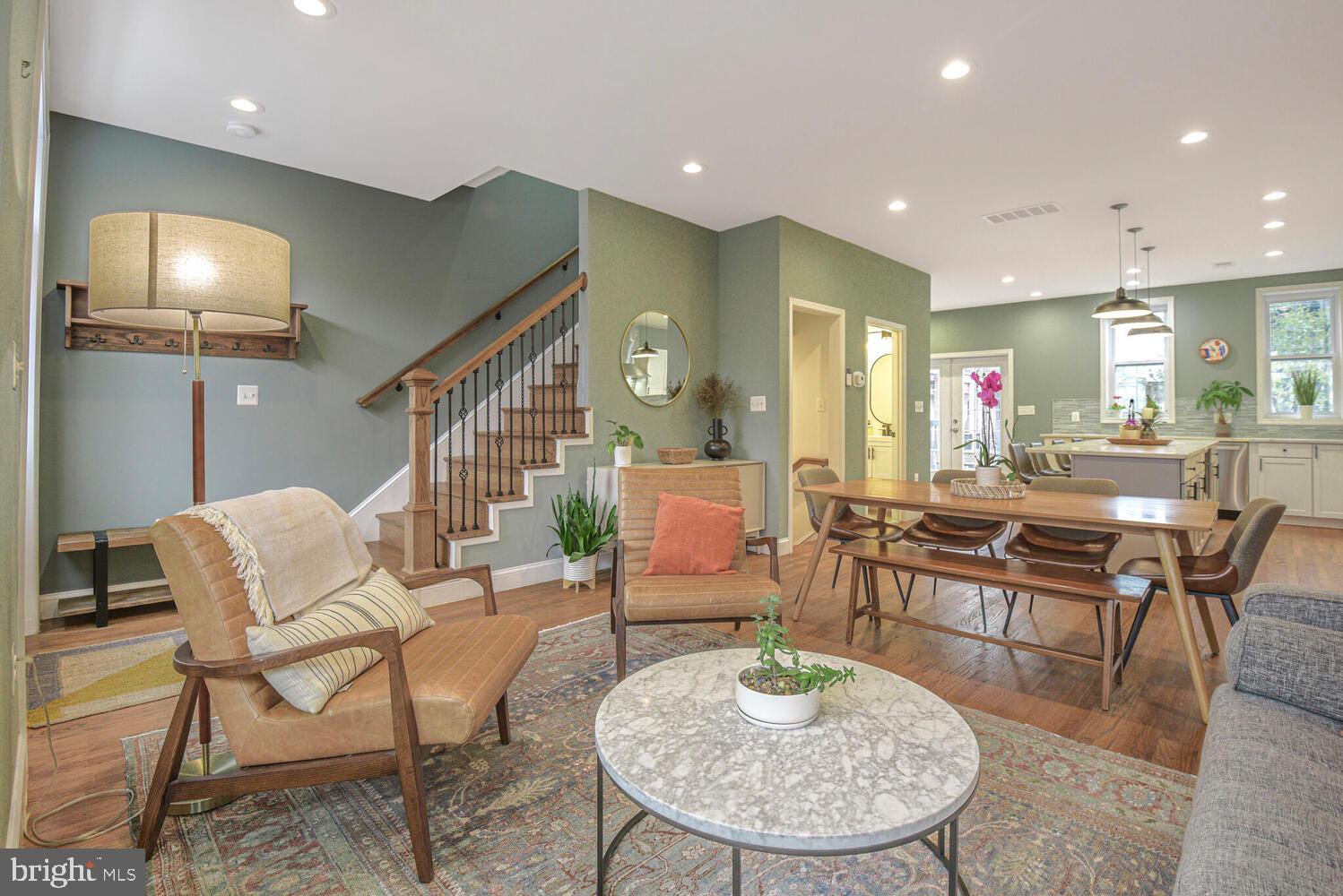 110 Seaton Place Northwest Washington, DC 20001 - Photo 6 of 47 a view of a dining room with furniture