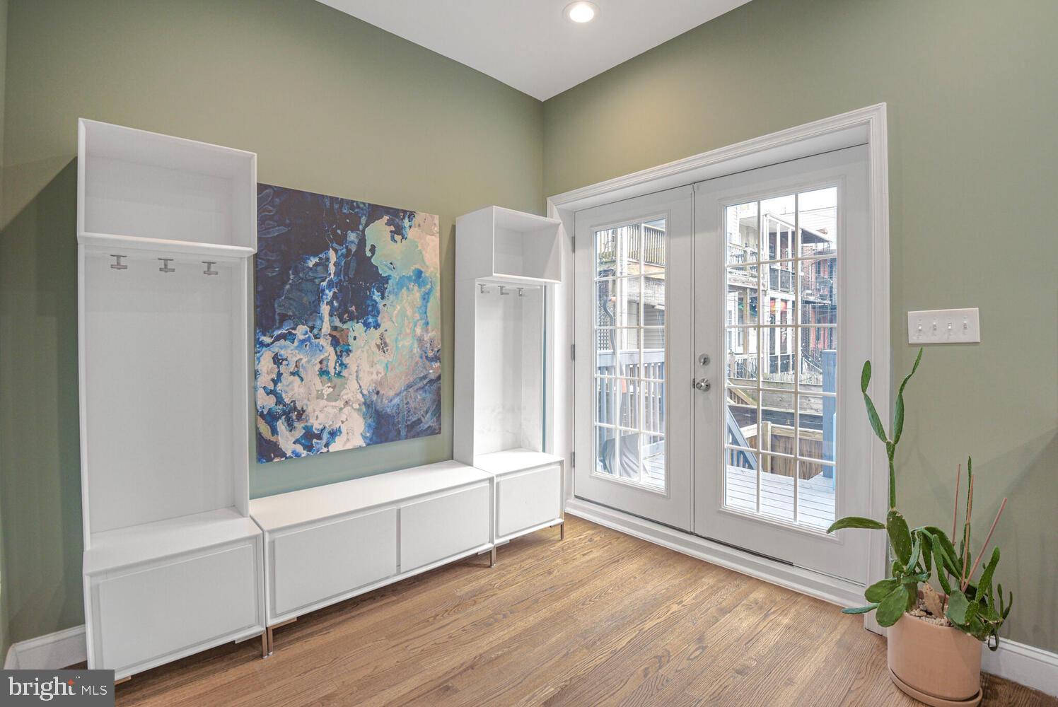 110 Seaton Place Northwest Washington, DC 20001 - Photo 8 of 47 a view of an entryway with wooden floor