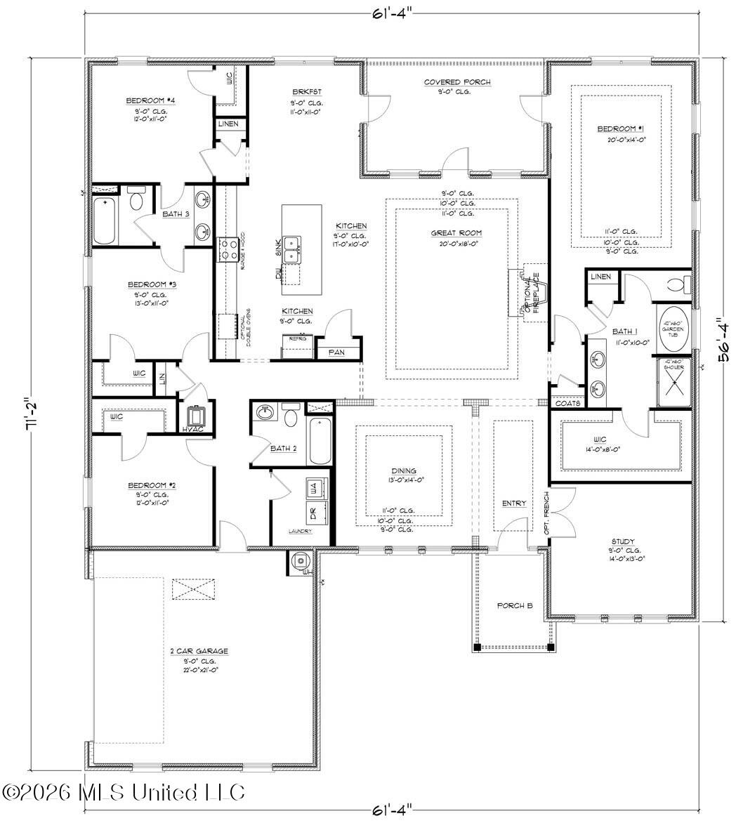 22290 Success Road Saucier, MS 39574 - Photo 40 of 40 MILA B SE FLOOR PLAN