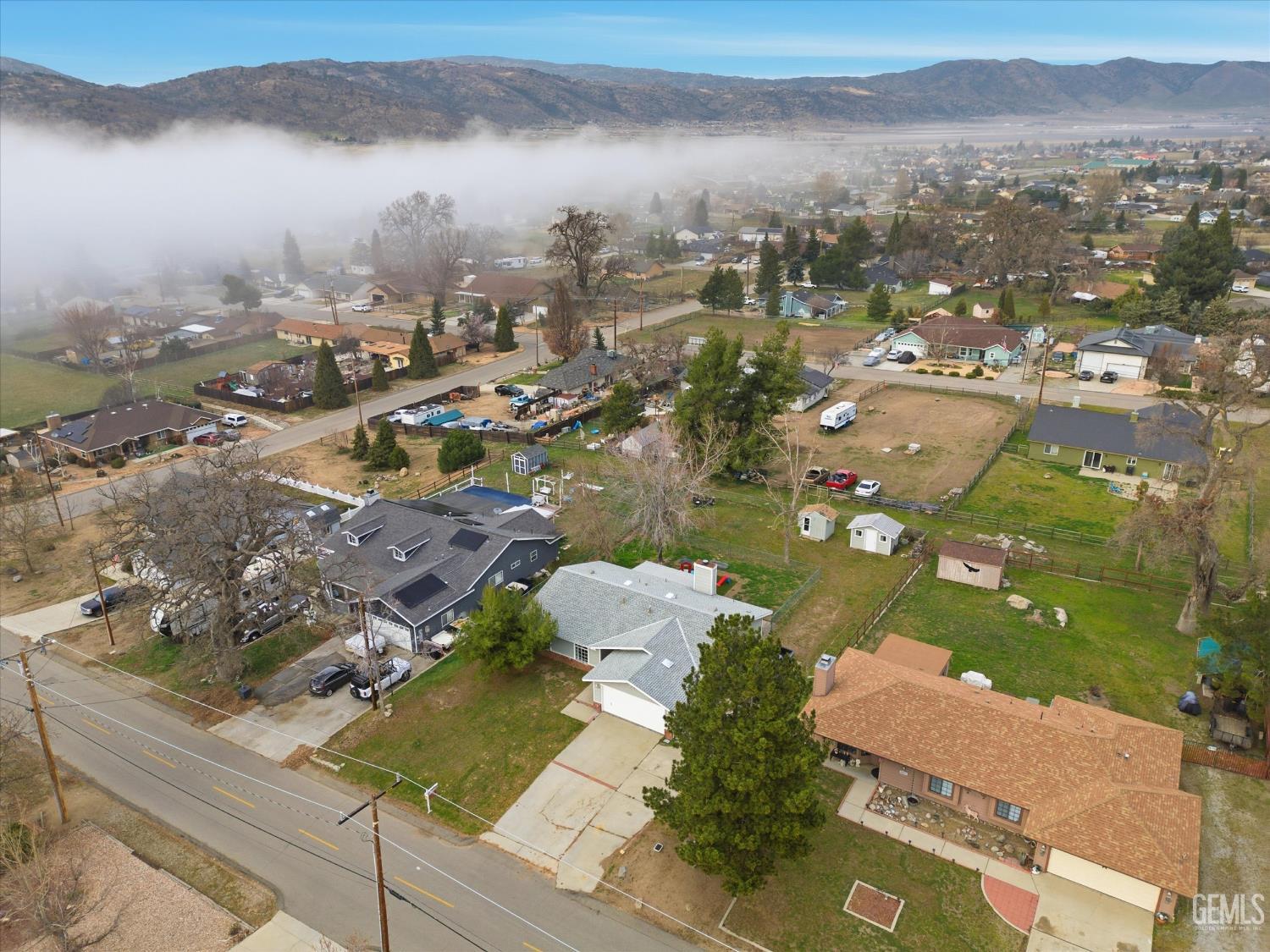 Undisclosed Address Tehachapi, CA 93561 - Photo 25 of 46 an aerial view of residential houses with outdoor space