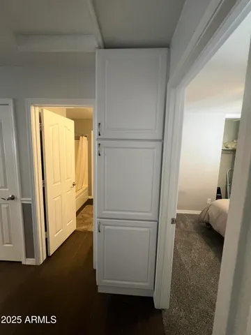 a view of walk in closet