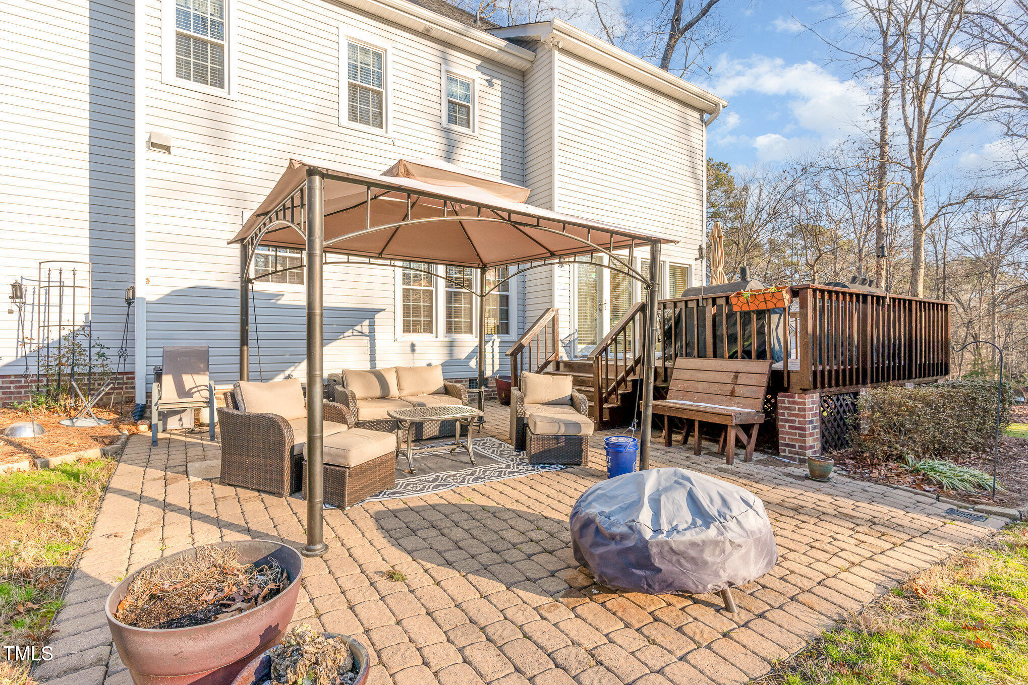 6132 Wolverhampton Drive Raleigh, NC 27603 - Photo 31 of 40 a outdoor space view with a sitting space