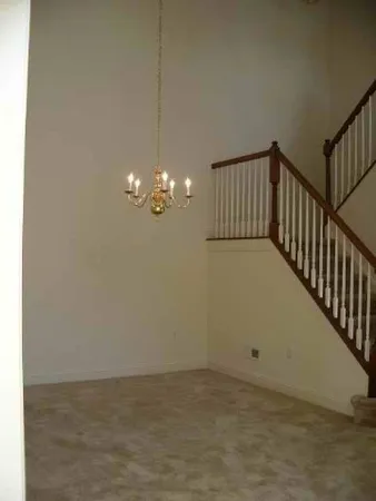 a view of a livingroom with an empty space