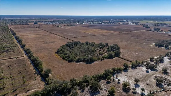 an aerial view of a beach