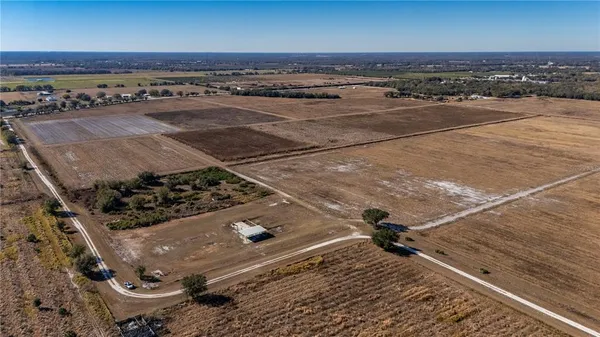 a view of an empty space and beach