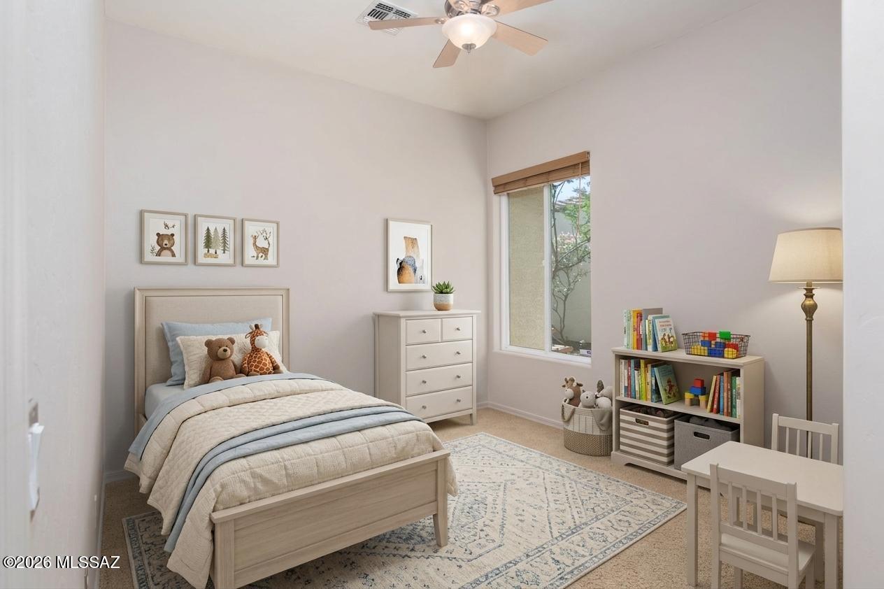 12641 North Rock Creek Road Oro Valley, AZ 85755 - Photo 31 of 48 Guest Bedroom #2 Staged