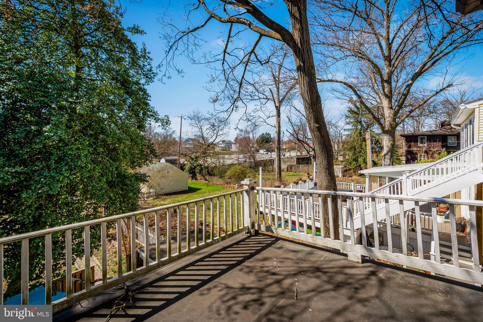523 Orkney Road Baltimore, MD 21212 - Photo 28 of 40 a view of a wooden roof deck