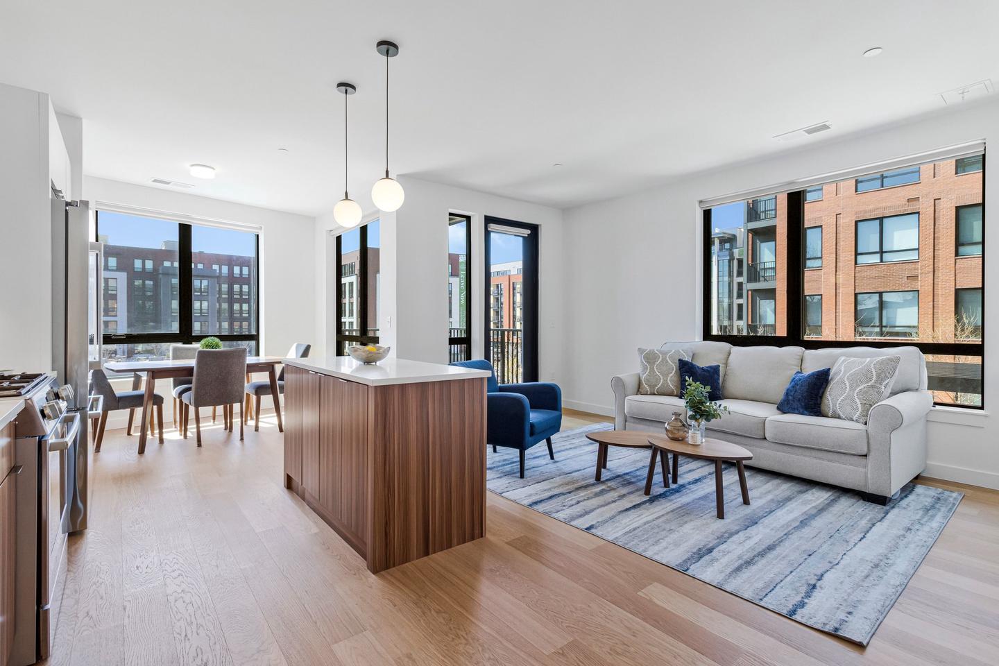 7175 12th Street Northwest, Unit 302 Washington, DC 20012 - Photo 2 of 54 Light-filled and spacious 2 bed + den