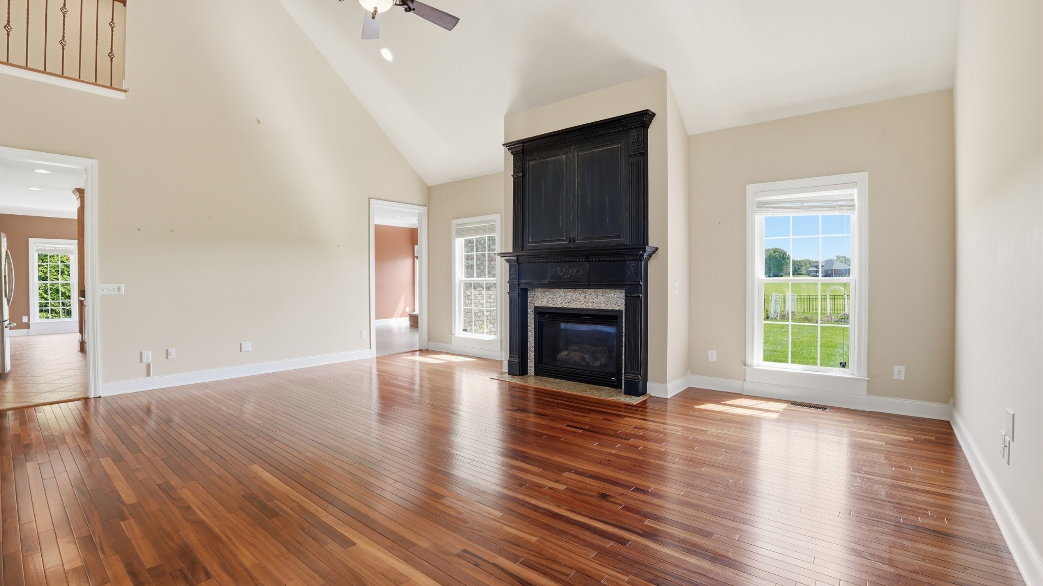 292 Ridgecrest Drive Winchester, TN 37398 - Photo 9 of 62 a view of empty room with wooden floor and fireplace