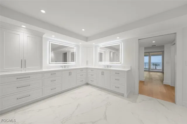 a view of an empty room