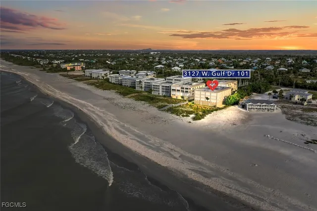 $3,195,000 | 3127 West Gulf Drive, Unit 101, Sanibel, FL 33957
