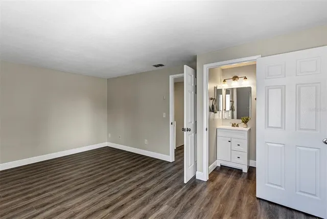 wooden floor in an empty room