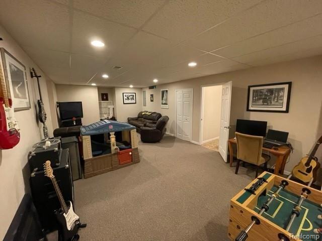 5020 Drayton Road Clarkston, MI 48346 - Photo 44 of 54 Finshed Basement Rec. Rm 2