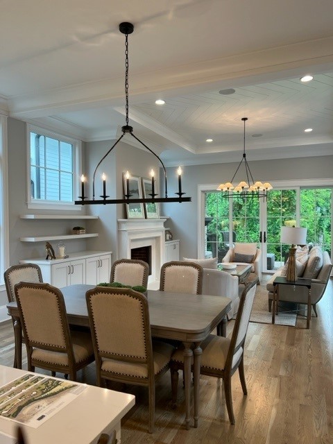 191 Splendor Ridge Drive Franklin, TN 37064 - Photo 11 of 70 a dining room with furniture a chandelier and wooden floor