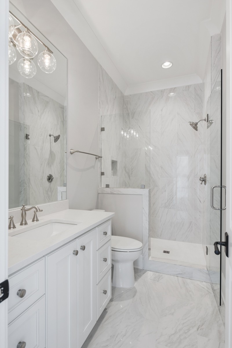 191 Splendor Ridge Drive Franklin, TN 37064 - Photo 44 of 70 a bathroom with a sink a toilet and shower