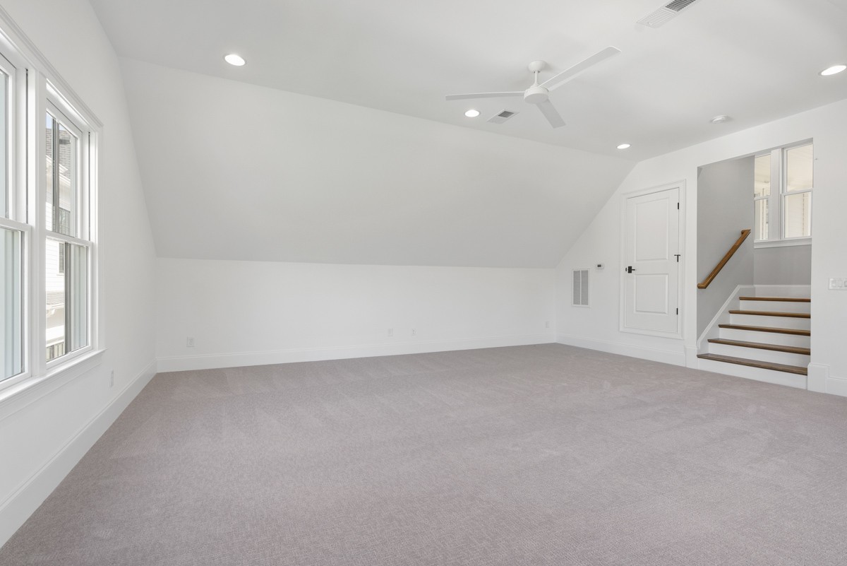 191 Splendor Ridge Drive Franklin, TN 37064 - Photo 55 of 70 an empty room with a window and stairs