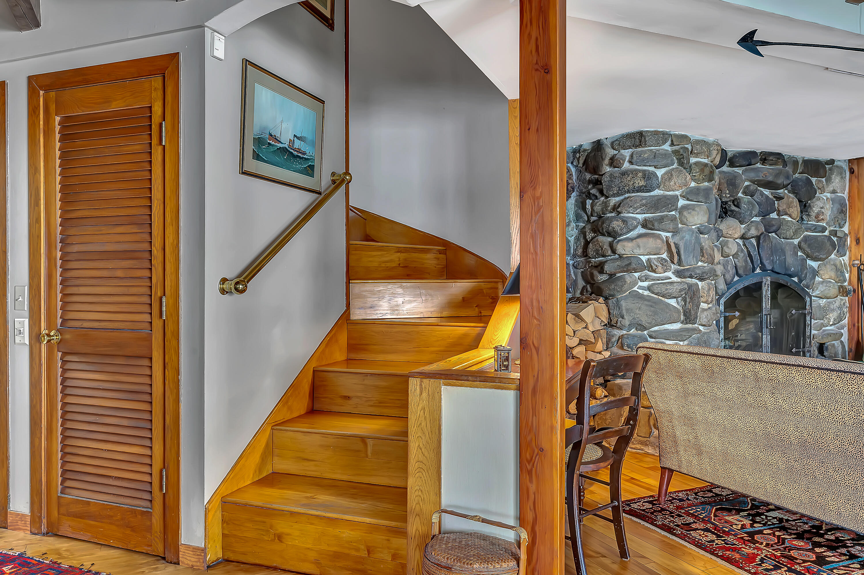 106 Lombos Hole Road Harpswell, ME 04079 - Photo 37 of 59 strairs to primary suite