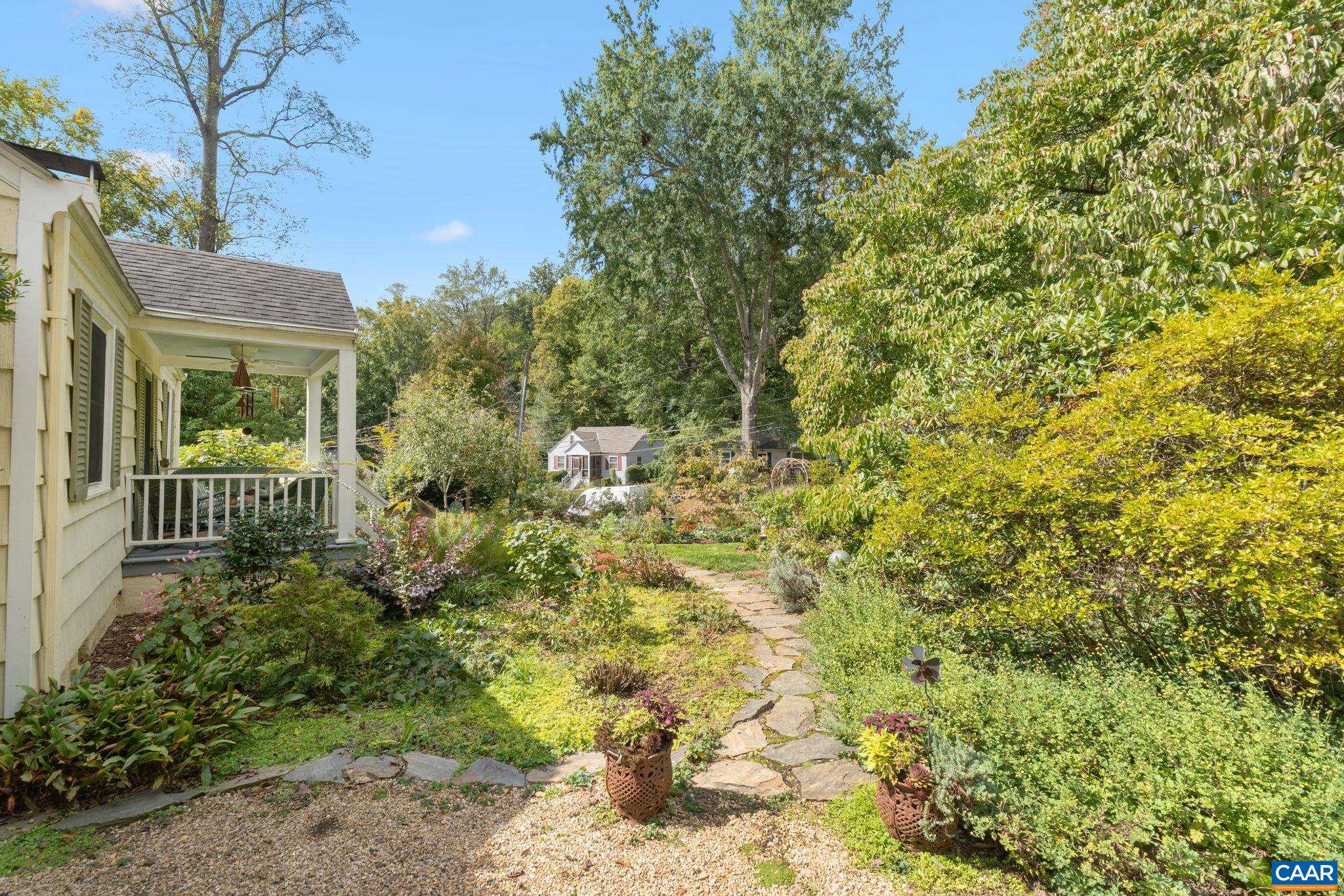 1618 Greenleaf Lane Charlottesville, VA 22903 - Photo 36 of 37 a view of a garden from a house