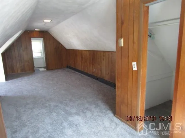 a view of a hallway with entryway