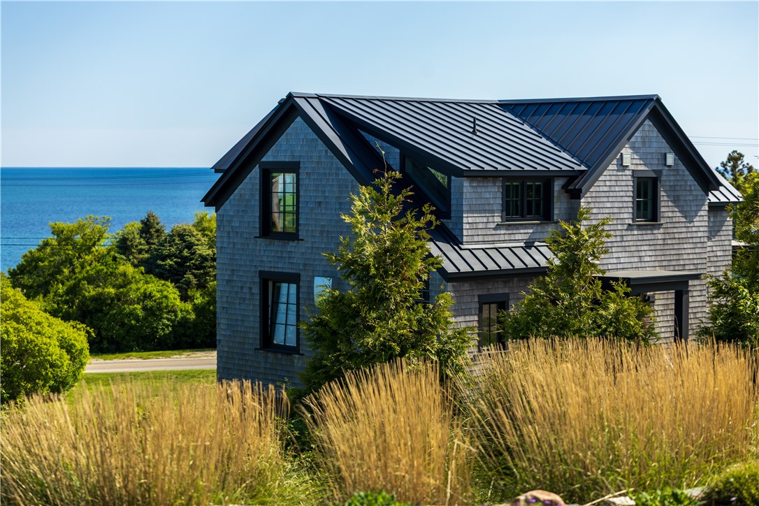 1448 Mohegan Trail Block Island, RI 02807 - Photo 3 of 47 West Exterior w/Atlantic Ocean View