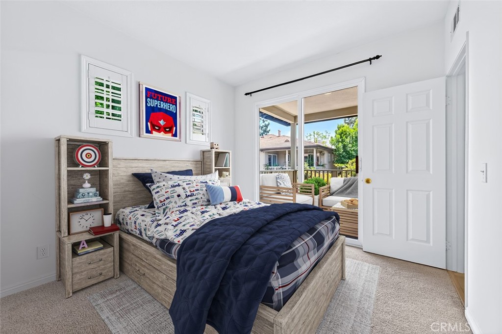 447 Ridgeway Irvine, CA 92620 - Photo 46 of 88 a bedroom with a bed and a window
