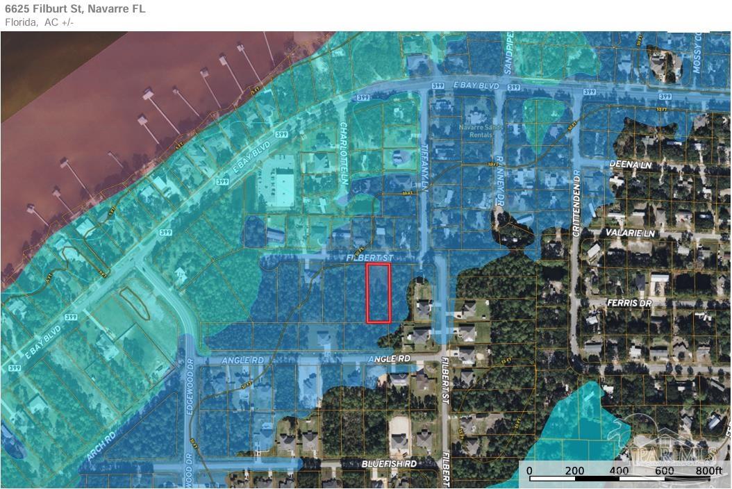 6625 Filbert Street Navarre, FL 32566 - Photo 3 of 3 a view of a garden