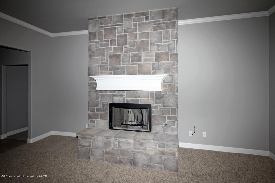 15259 Dowell Road Amarillo, TX 79119 - Photo 33 of 47 Living Area Fireplace