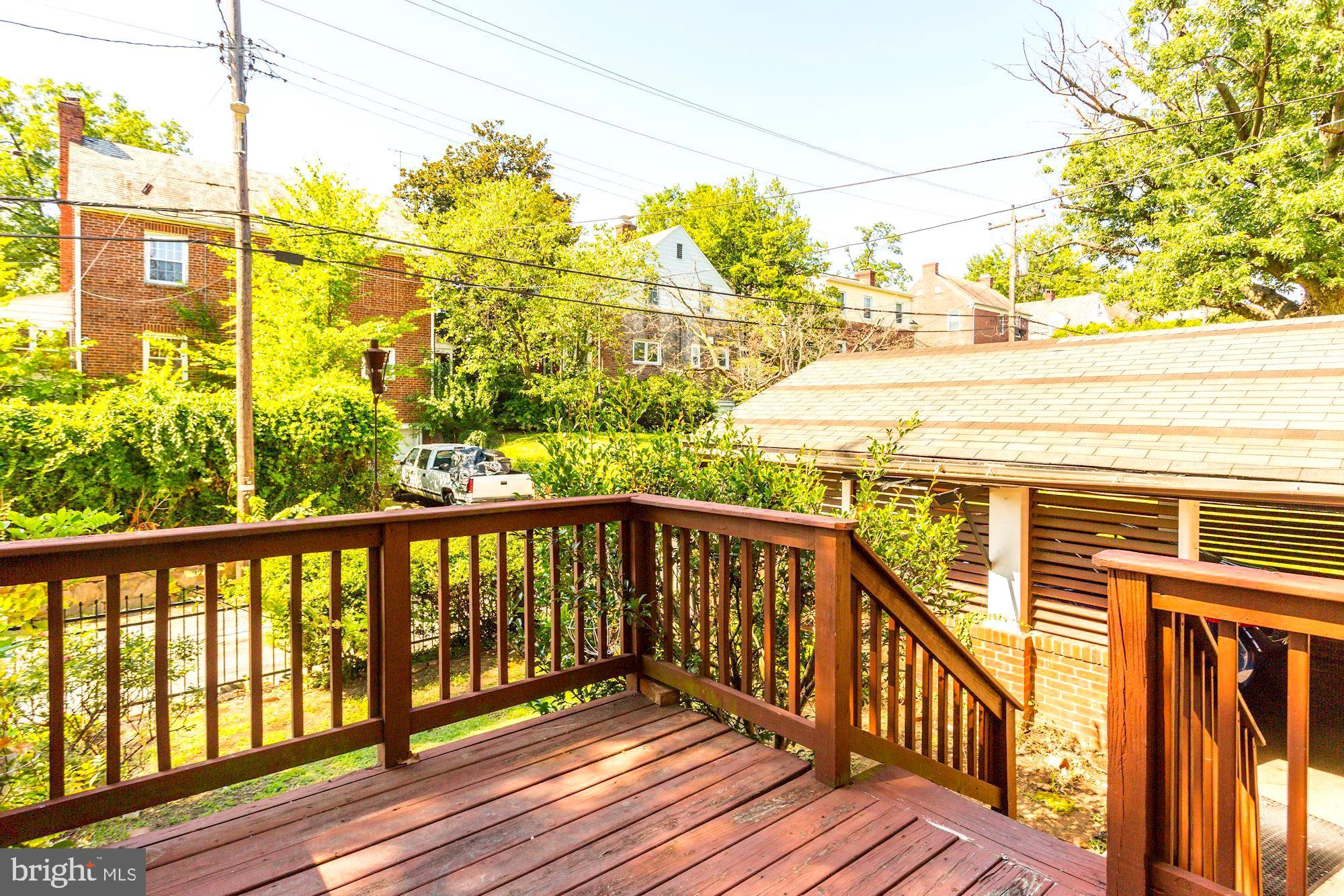 3602 Delverne Road Baltimore, MD 21218 - Photo 27 of 28 a view of a balcony with wooden floor