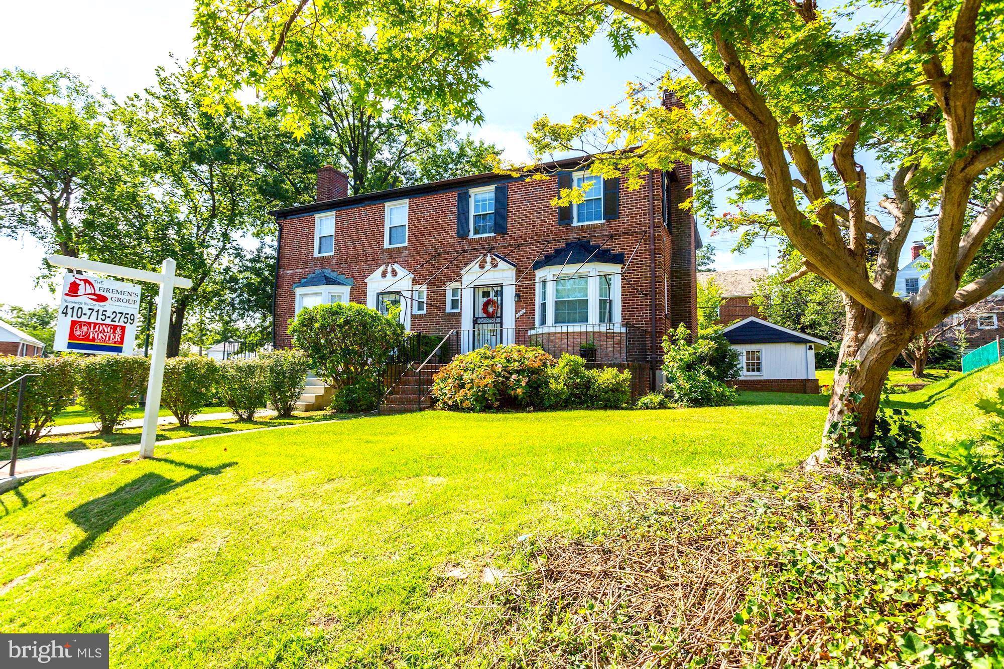 3602 Delverne Road Baltimore, MD 21218 - Photo 5 of 28 a front view of house with outdoor space and garden