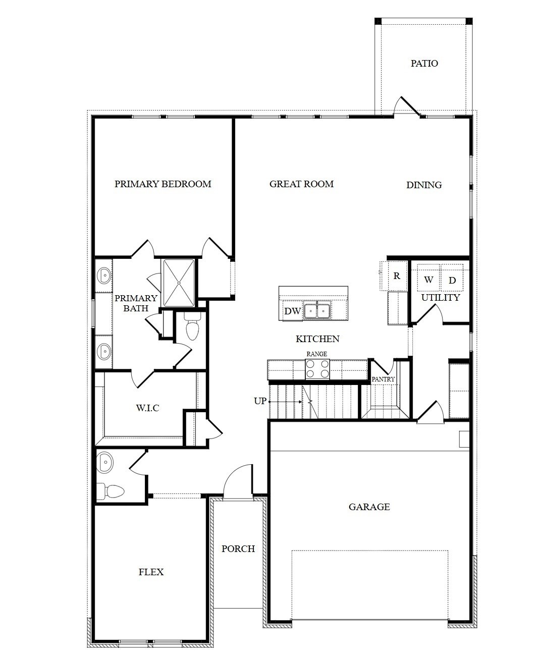 14470 Trumpet Lane Splendora, TX 77372 - Photo 2 of 14 The Kennedy_1st Floor