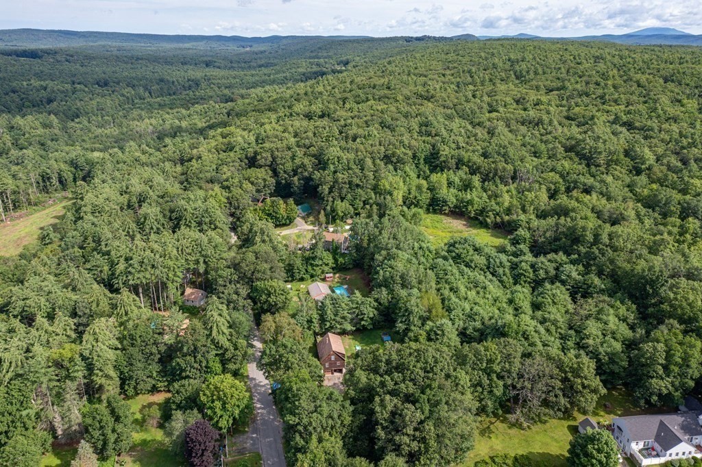 0 Brickyard Road Athol, MA 01331 - Photo 8 of 17 a view of a lush green forest with trees and some houses