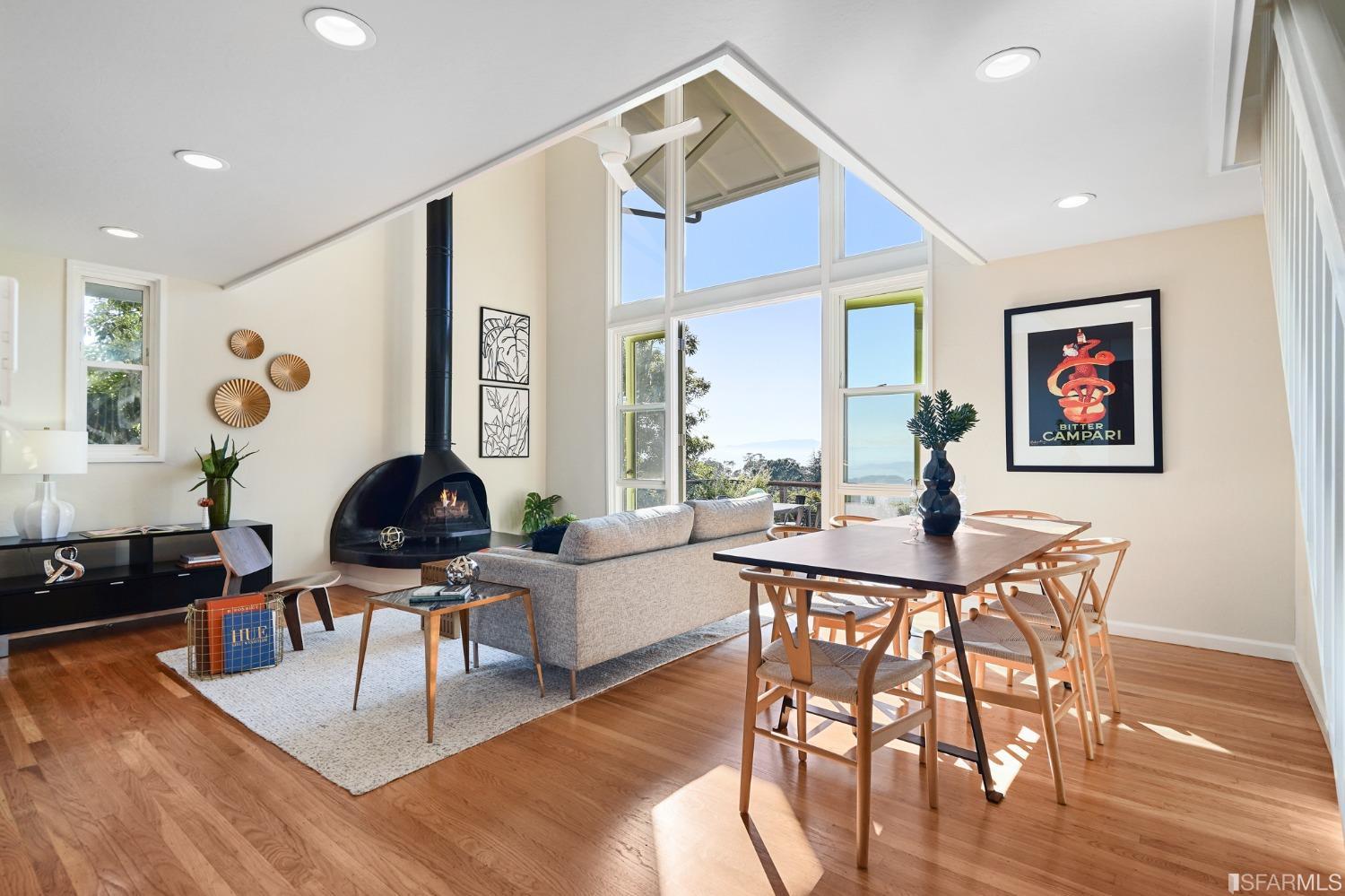 31 Avenida Drive Berkeley, CA 94708 - Photo 2 of 32 a living room with furniture and wooden floor