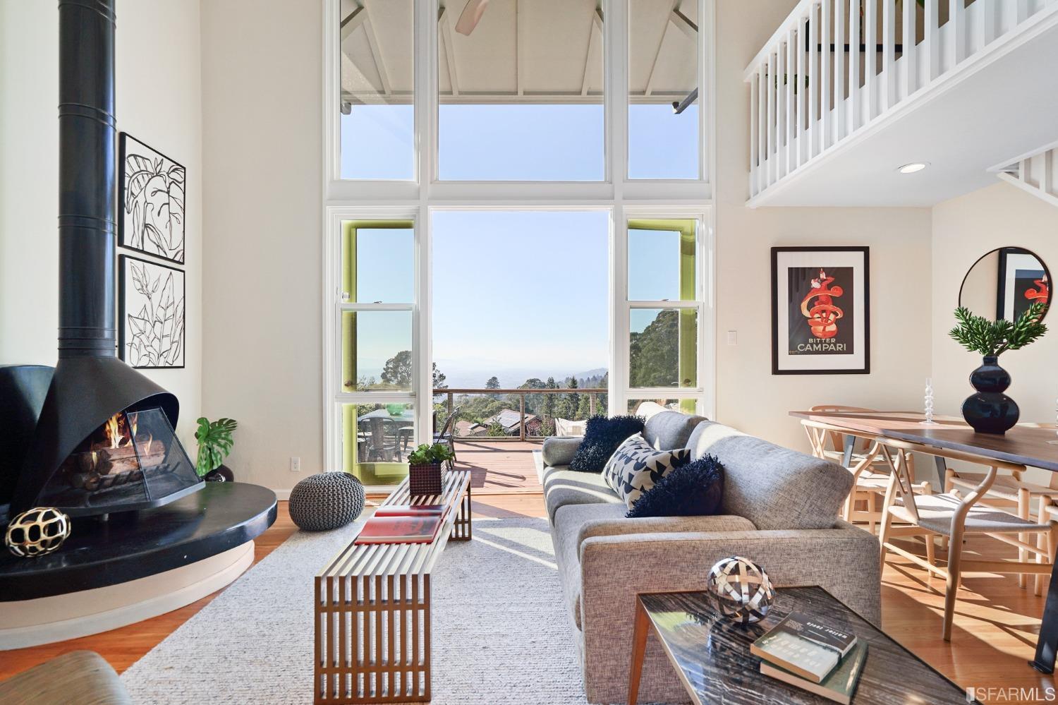 31 Avenida Drive Berkeley, CA 94708 - Photo 4 of 32 a living room with furniture a rug and a window