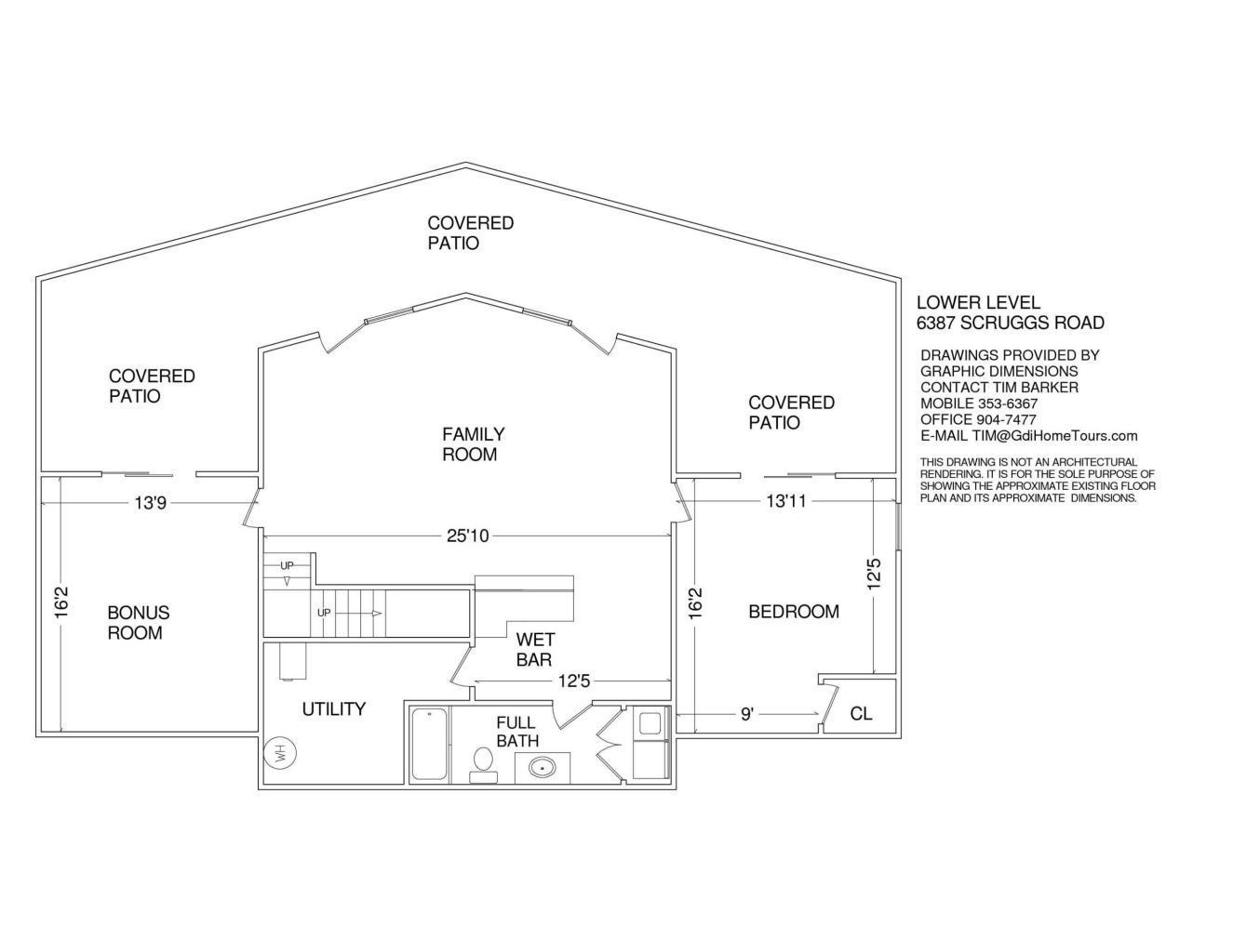 6387 Scruggs Road Moneta, VA 24121 - Photo 43 of 43 ScruggsLowerLevelFloorPlans