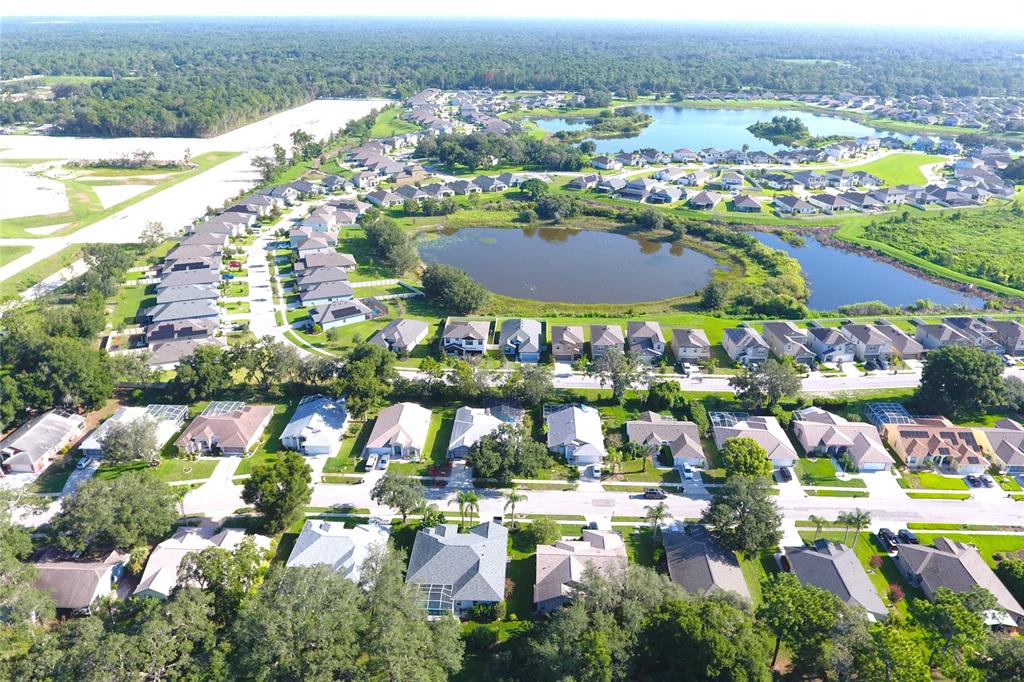 13451 Knotty Lane Hudson, FL 34669 - Photo 32 of 34 an aerial view of residential houses with outdoor space