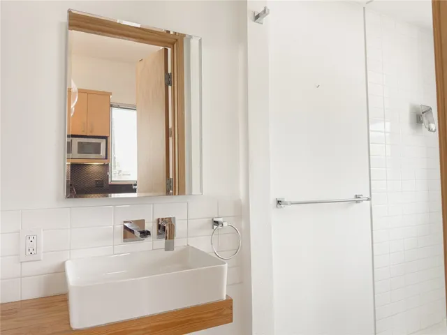 a view of a small space