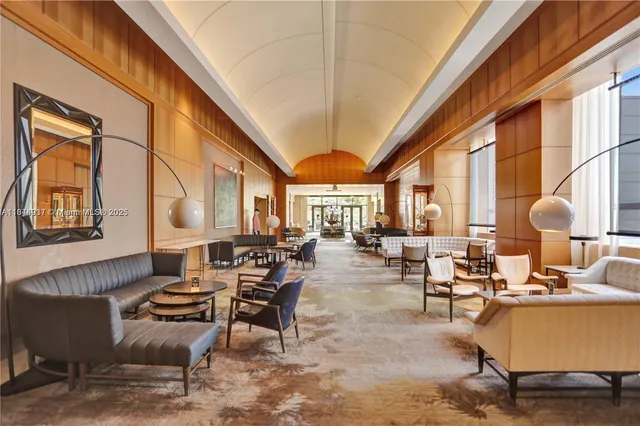 a view of outdoor space with sitting area