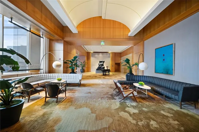 a outdoor view with a sitting space