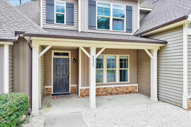 a view of a door of the house